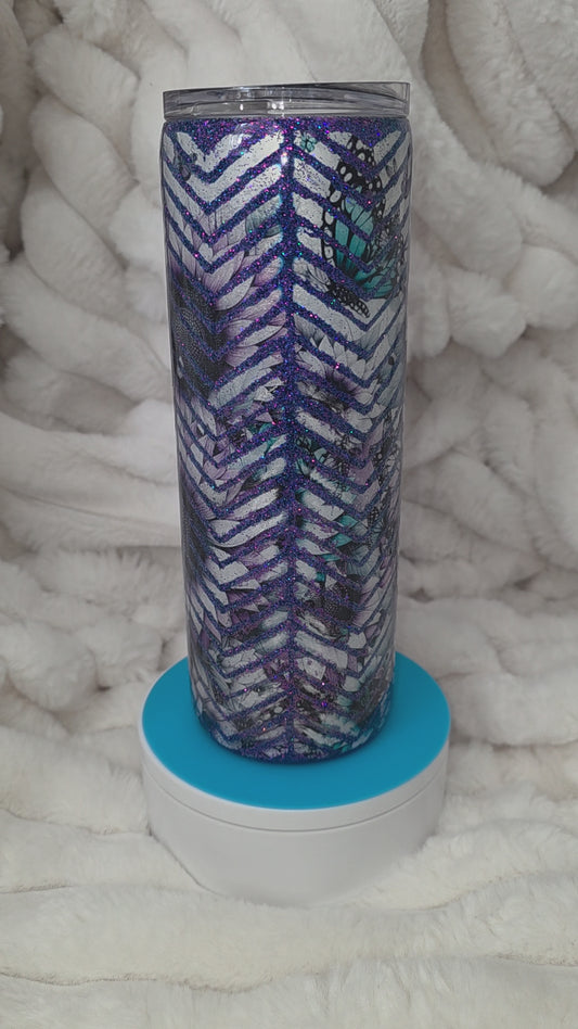 Floral tumbler