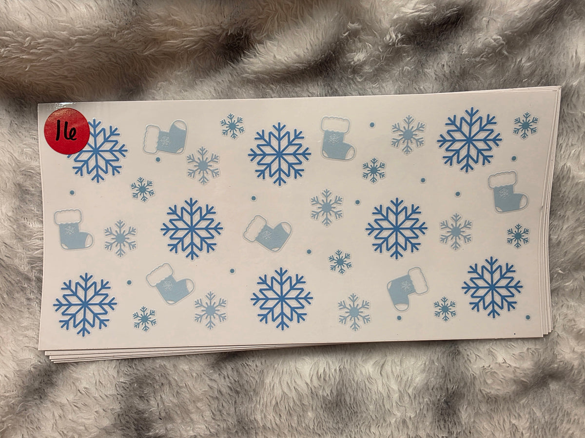 16oz christmas wraps