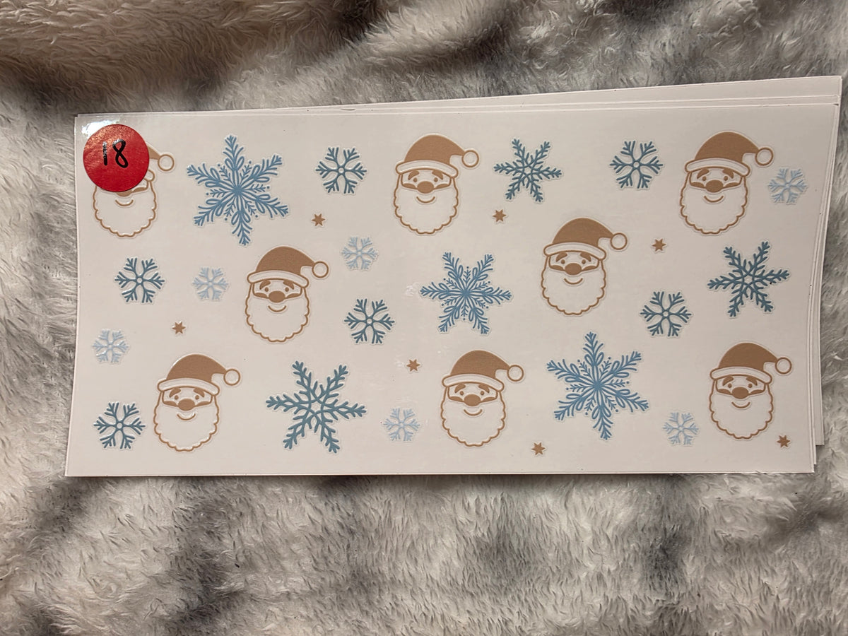 16oz christmas wraps
