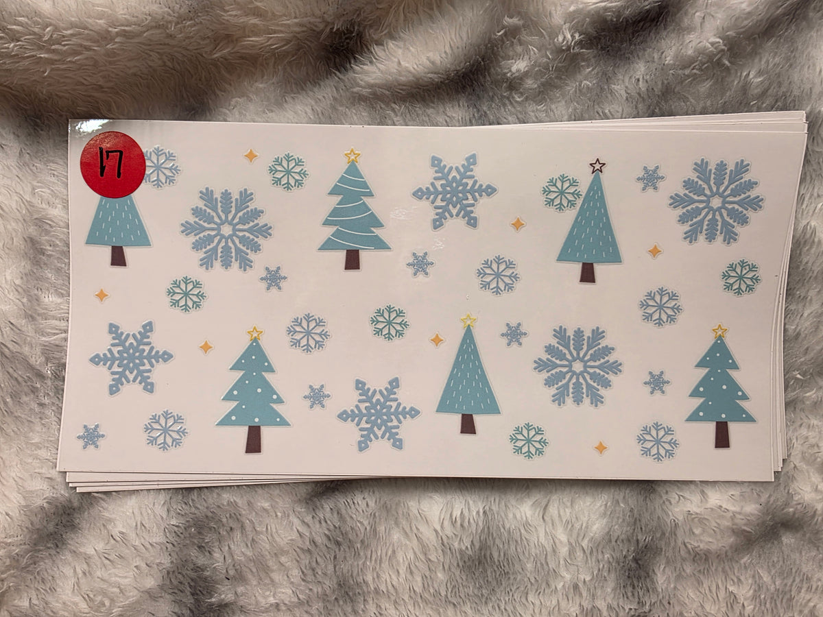 16oz christmas wraps