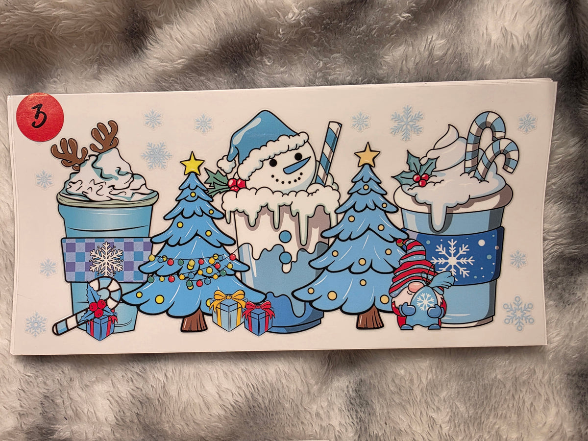 16oz christmas wraps