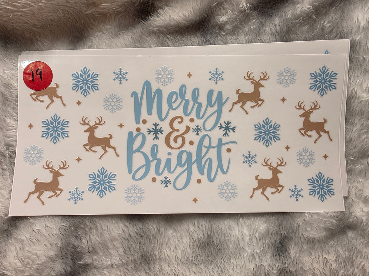 16oz christmas wraps