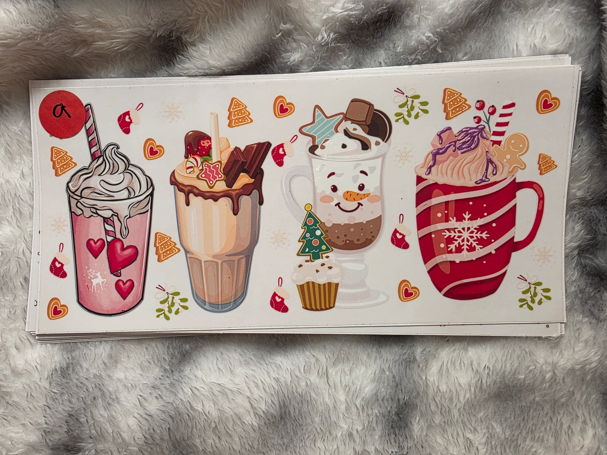 16oz christmas wraps