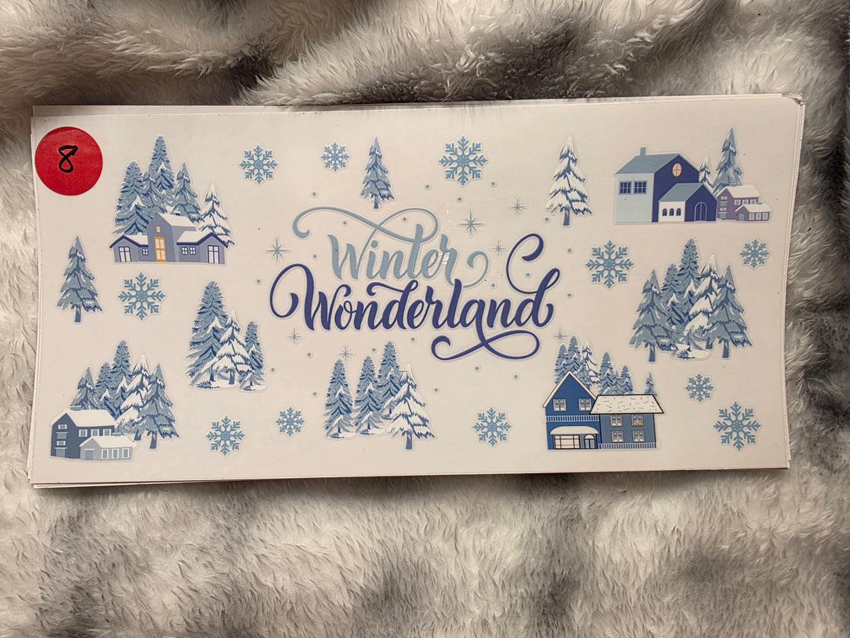 16oz christmas wraps