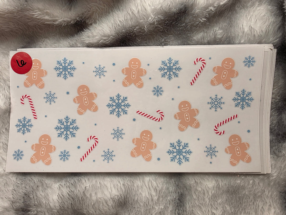 16oz christmas wraps